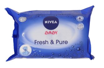 Nivea Čisticí ubrousky Fresh & Pure 63 ks child