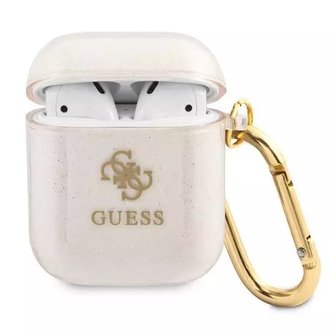 Guess GUA2UCG4GD kryt AirPods złoty/gold Glitter Collection