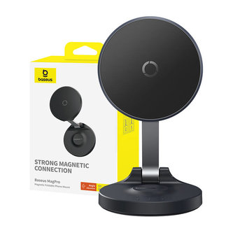 Magnetic Desktop Phone Stand Baseus MagPro self-adhesive (black) Magnetic Desktop Phone Stand Baseus MagPro self-adhesive (black)