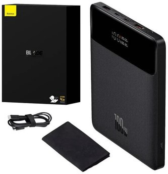 Power banka Baseus Blade 20000 mAh 100W 2xUSB-A/2x USB-C černá