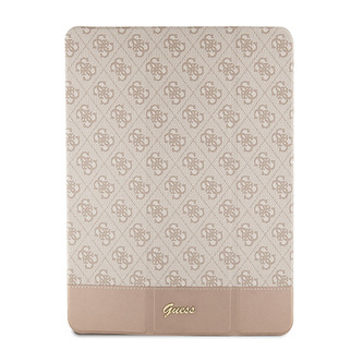 Guess 4G Stripe Allover - pouzdro pro iPad Pro 12,9" (2020-2022) (růžové)