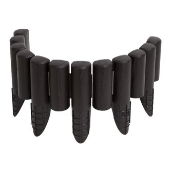 BAMA Obrubník okrasný BLOK 6ks, hnědá