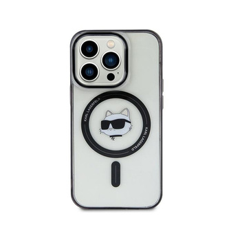 Karl Lagerfeld IML Choupette Head MagSafe - pouzdro pro iPhone 15 (průhledné)