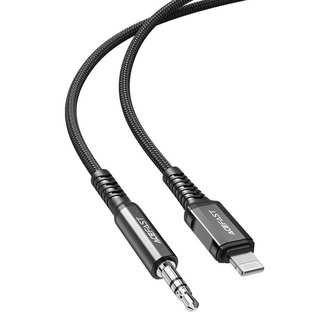 Cable Lightning to mini jack 3,5mm Acefast C1-06 1.2m (black)