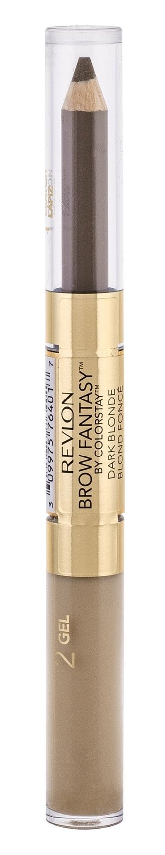 Revlon Tužka a gel na obočí 2v1 (Brow Fantasy) 0,31 g + 1,18 ml Tužka a gel na obočí 2v1 (Brow Fantasy) 0,31 g + 1,18 ml - Odstín 104 Dark Blonde woman