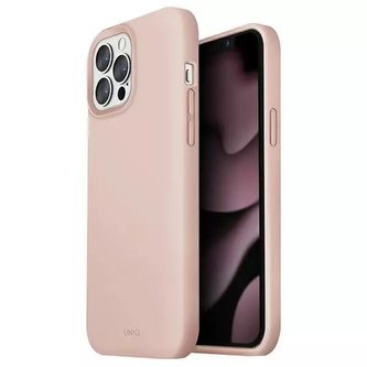 UNIQ pouzdro Lino iPhone 13 Pro / 13 6,1" růžová / tvářenka růžová