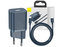 Baseus USB-C PD 20W nástěnný nabíjecí kabel pro Lightning Blue