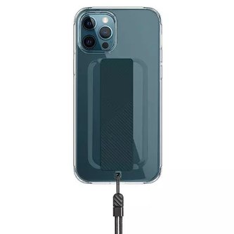 UNIQ pouzdro Heldro iPhone 12/12 Pro 6,1" průhledné / čiré Antimikrobiální