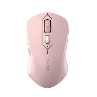 Bezdrátová myš Dareu LM115G 2.4G 800-1600 DPI (růžová)