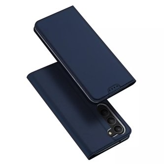 Dux Ducis Skin Pro Phone Case pro telefon Samsung Galaxy S23 Flip Card Wallet Stand Blue