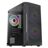 Aerocool MC G Trinity Mini-G-BK-v2, skříň miniATX, 1xUSB 2.0, 1xUSB 3.0, černá