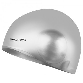 čepice plavecká Spokey EARCAP stříbrná