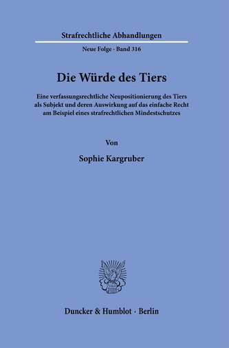 Die Würde des Tiers