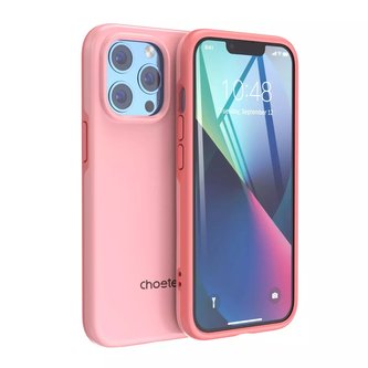 Choetech MFM Anti-drop case Made For MagSafe pro iPhone 13 Pro růžové (PC0113-MFM-PK)