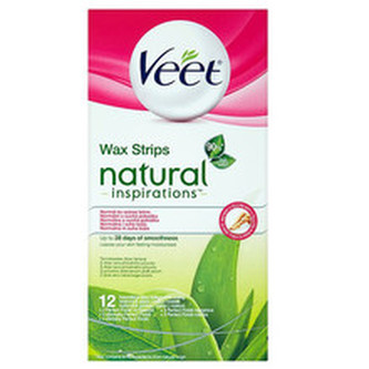 Veet Studené voskové pásky Natural Inspirations 12 ks unisex