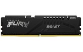 KINGSTON DIMM DDR5 16GB 6400MT/s CL32 ECC FURY Beast XMP Černá
