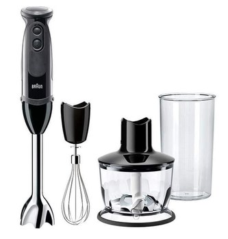 Braun MultiQuick 5 Vario MQ5235BK tyčový mixér, 1000 W, 21 rychlostí, pulzní spínač, drcení ledu, černá