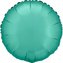 Balon foliowy Lustre Jade Green okrągły 43cm