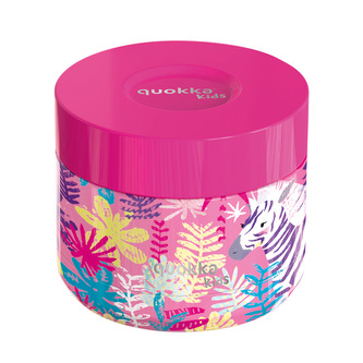 Quokka Whim Kids Food Jar - Termoobědový box / dětská termoska na oběd 369 ml (Zebry)