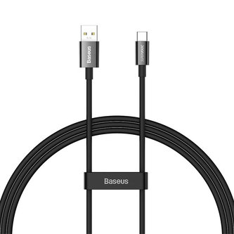 Kabel Baseus Superior Series USB-C, 65W, PD, 1 m (černý)