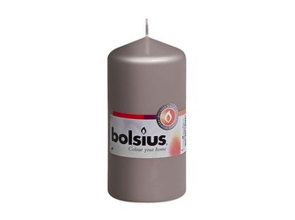 Bolsius Válec 60x120 šedá svíčka RAL