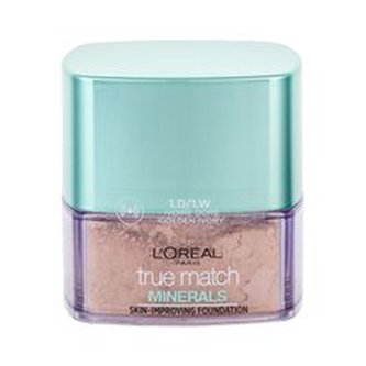 L´Oréal Paris Lehký minerální pudrový make-up True Match (Skin Improving Foundation) 10 g Lehký minerální pudrový make-up True Match (Skin Improving Foundation) 10 g - Odstín 1R/1C Rose Ivory woman