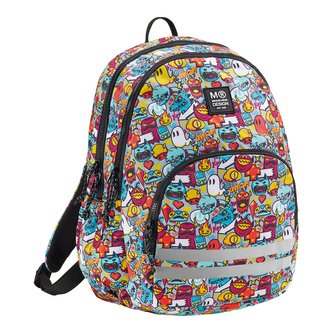 Miquelrius batoh Level Up, Triple Oslo, 27 l, rPET, 3 kapsy