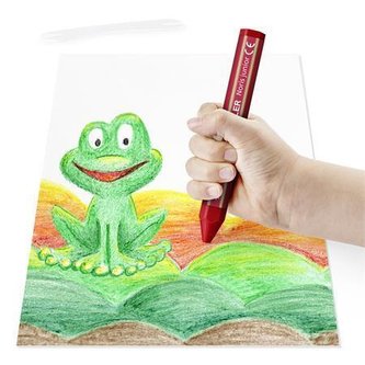 Voskovky "Noris Junior", 18 barev, jumbo, STAEDTLER 224 C18