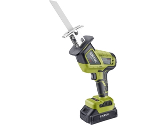 EXTOL CRAFT pila ocaska jednoruční aku, BRUSHLESS, 20V Li-ion, 2Ah