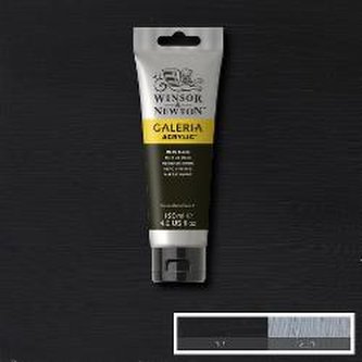 Akrylová barva Galeria 250ml – 386 mars black