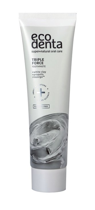 Ecodenta Zubná pasta s trojitým efektom s bielym ílom, propolisom a extraktom Teavigo (Triple Effect Toothpaste) 100 ml unisex
