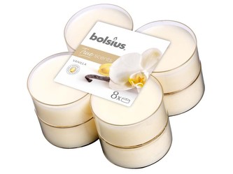 Bolsius Aromatic 2.0 Čajové Maxi 8ks Vanilla, vonné svíčky