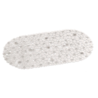 Podložka do vany protiskluzná 69x35cm oválná  AWD0812 čirá