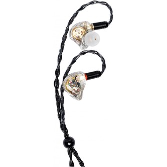 Stagg SPM-PRO BK, 3-driver in-ear sluchátka, transparentní