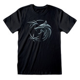 Pánské tričko The Witcher|Zaklínač: Emblem (2XL) černá bavlna