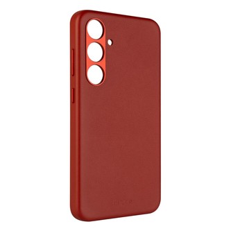FIXED MagLeather kožený kryt s MagSafe Samsung Galaxy S24+ červený