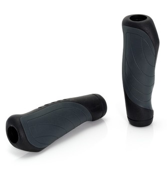 Gripy XLC Ergonomic 135mm černo/šedé