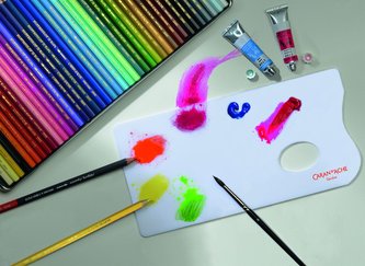 Malířská paleta, 26 x 13 cm, plexisklo, CARAN D'ACHE 117.103