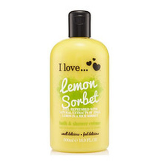 I Love Koupelový a sprchový krém s vůní citronového sorbetu (Lemon Sorbet Bath & Shower Creme) 500 ml woman
