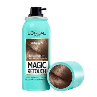 L´Oréal Paris Vlasový korektor šedin a odrostů Magic Retouch (Instant Root Concealer Spray) 75 ml Vlasový korektor šedin a odrostů Magic Retouch (Instant Root Concealer Spray) 75 ml - Odstín 14 Cold Brown woman