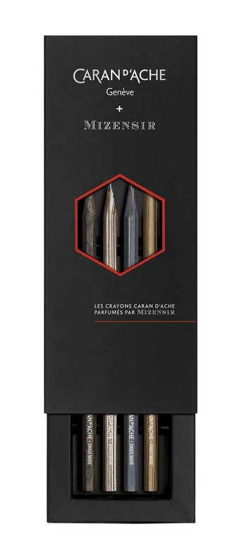 Grafitové tužky "Scented Edition Mizensis", 4ks, CARAN D'ACHE 361.414