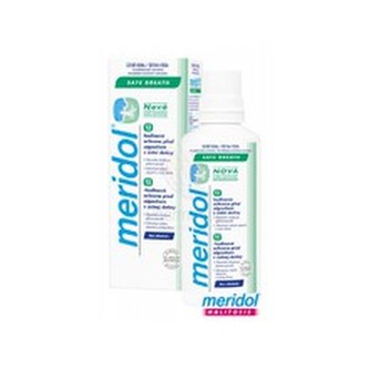 Meridol Ústní voda bez alkoholu pro svěží dech Halitosis 400 ml unisex