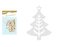závěs Stromek dřevěný bílý 12ks/4,5cm XC20181288 8885859