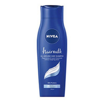 Nivea Pečující šampon pro normální vlasy Hairmilk (All Around Care Shampoo) Pečující šampon pro normální vlasy Hairmilk (All Around Care Shampoo) - Objem 400 ml woman