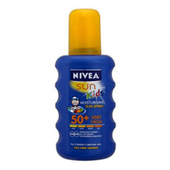 Nivea Dětský barevný sprej na opalování OF 50+ (Moisturising Sun spray) 200 ml child