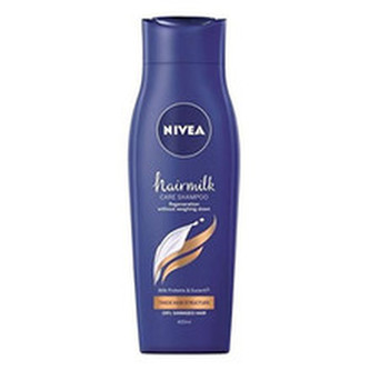 Nivea Pečující šampon pro silné a nepoddajné vlasy Hairmilk (Care Shampoo) Objem 250 ml woman