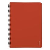 Twin wire blok A4 PP VERDE cihlová