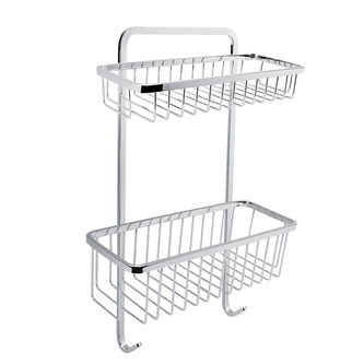 Drátěná police dvoupatrová