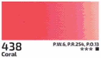 Akrylová barva Rosa 200ml – 438 coral