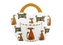 Porcelánový hrnek Classic cats 460 ml v papírovém košíku